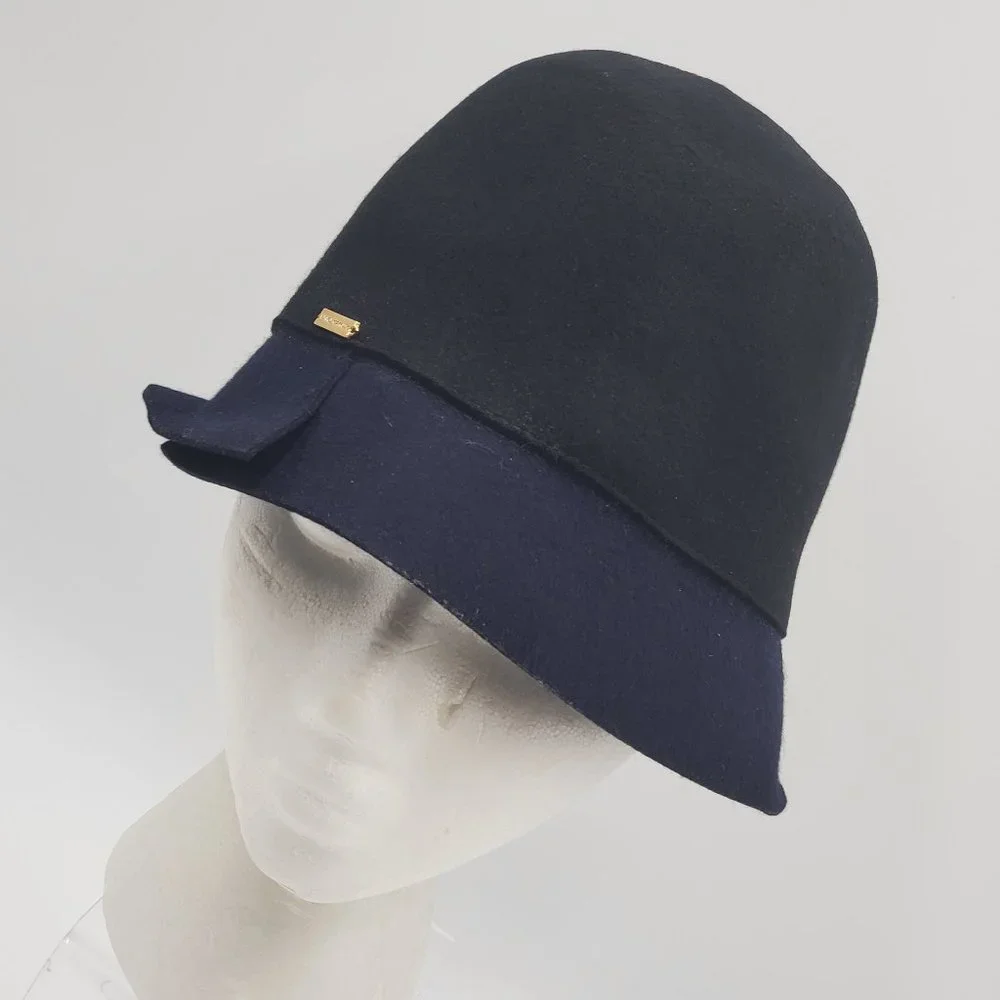 Vince Camuto 2-Tone Wool Cloche